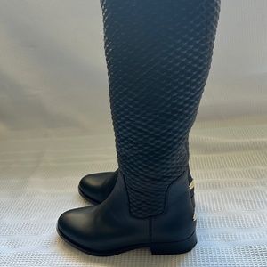 Jimmy Choo Tall Leather Boots - Black